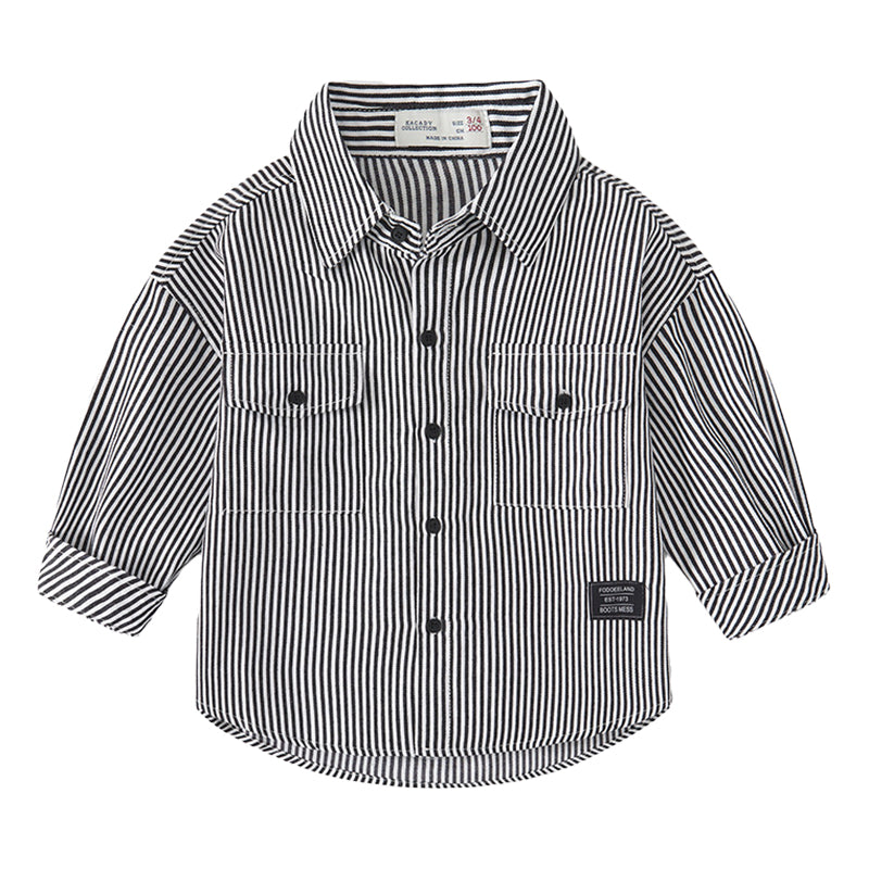 Kid Boys Striped Shirts Wholesale 220802402