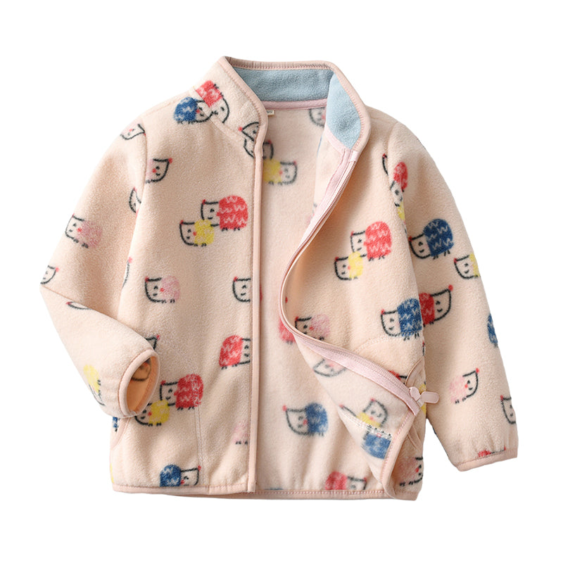 Baby Kid Girls Animals Cartoon Jackets Outwears Wholesale 220802436