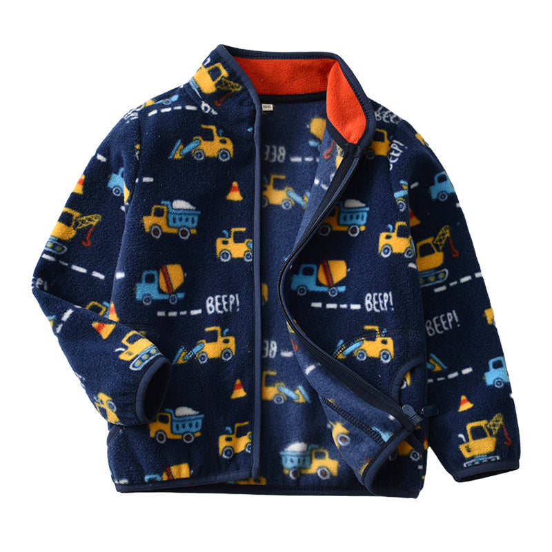 Baby Kid Boys Car Cartoon Jackets Outwears Wholesale 220802448