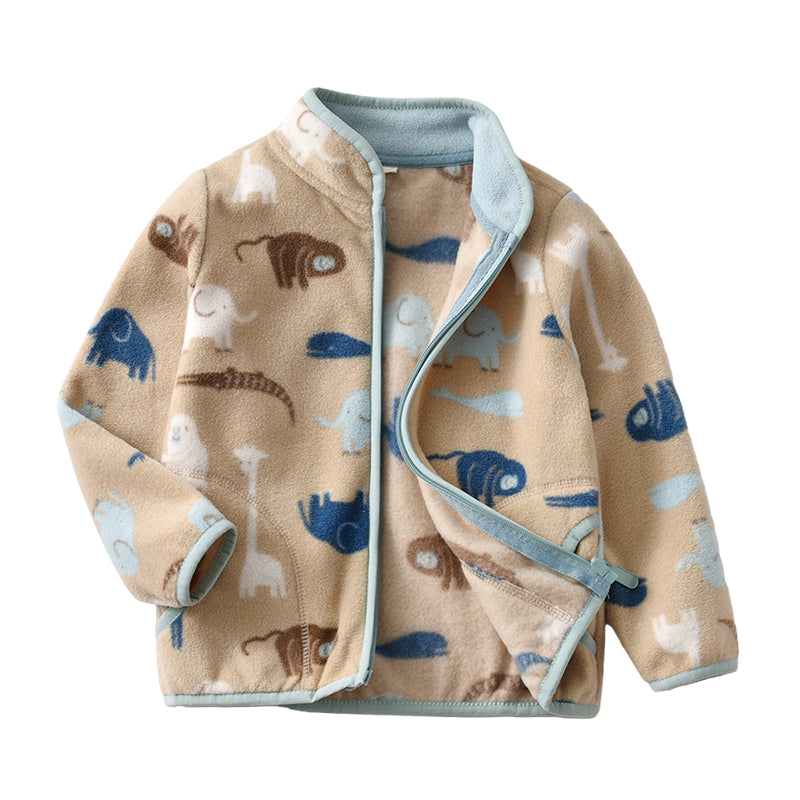 Baby Kid Boys Animals Cartoon Jackets Outwears Wholesale 220802451