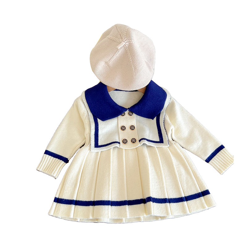 Baby Kid Girls Solid Color Crochet Dresses Wholesale 220802467