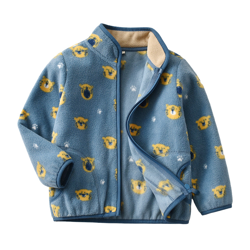 Baby Kid Unisex Animals Print Jackets Outwears Wholesale 220802468