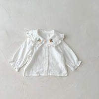 Load image into Gallery viewer, Baby Girls Embroidered Shirts Wholesale 220802478
