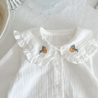 Load image into Gallery viewer, Baby Girls Embroidered Shirts Wholesale 220802478
