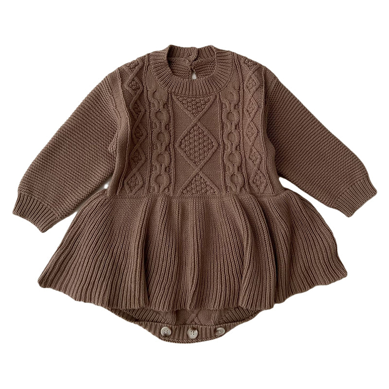 Baby Girls Solid Color Rompers Wholesale 220802479