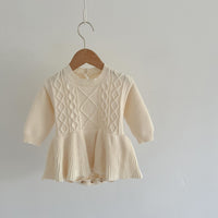 Load image into Gallery viewer, Baby Girls Solid Color Rompers Wholesale 220802479
