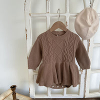 Load image into Gallery viewer, Baby Girls Solid Color Rompers Wholesale 220802479
