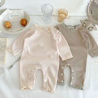 Load image into Gallery viewer, Baby Girls Solid Color Jumpsuits Wholesale 220802483
