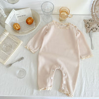 Load image into Gallery viewer, Baby Girls Solid Color Jumpsuits Wholesale 220802483
