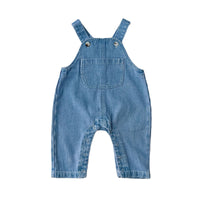 Load image into Gallery viewer, 2 Pieces Set Baby Kid Girls Solid Color Blouses And Jumpsuits Wholesale 220802499
