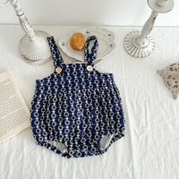 Load image into Gallery viewer, 2 Pieces Set Baby Kid Girls Flower Embroidered Rompers And Blouses Wholesale 220802515
