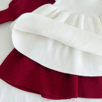 Load image into Gallery viewer, Baby Kid Girls Solid Color Crochet Dresses Wholesale 220802528
