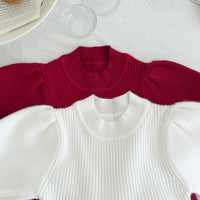 Load image into Gallery viewer, Baby Kid Girls Solid Color Crochet Dresses Wholesale 220802528
