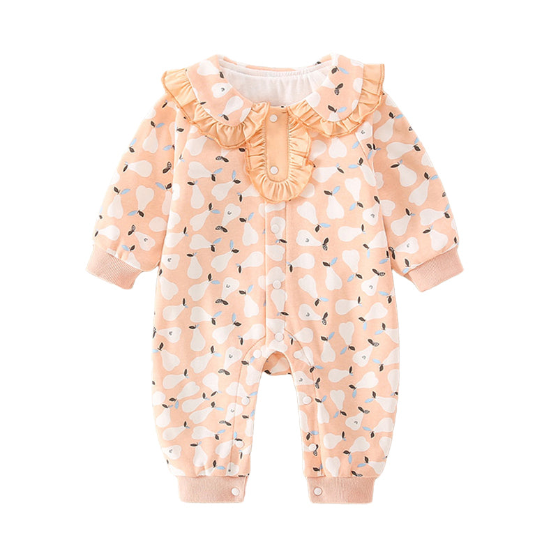 Baby Girls Print Jumpsuits Wholesale 220802541