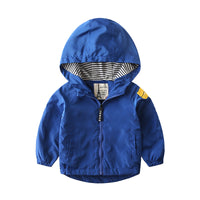 Load image into Gallery viewer, Baby Kid Boys Color-blocking Cartoon Embroidered Jackets Outwears Wholesale 22080281
