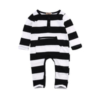 Load image into Gallery viewer, Baby Unisex Striped Jumpsuits Wholesale 22080506
