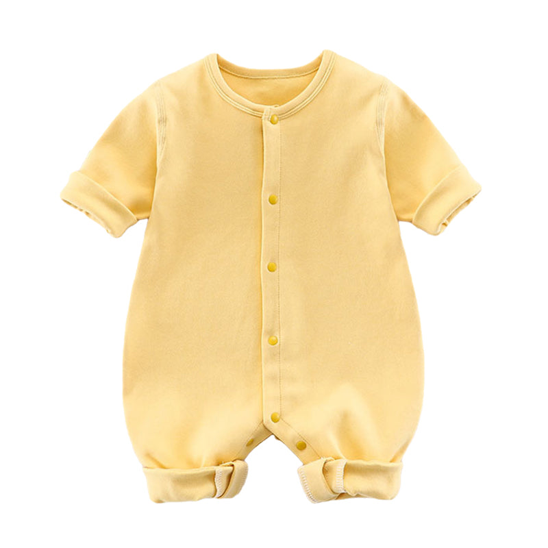 Baby Unisex Solid Color Jumpsuits Wholesale 220805145