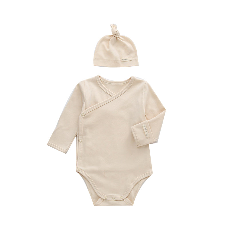 Baby Unisex Solid Color Rompers Wholesale 220805146