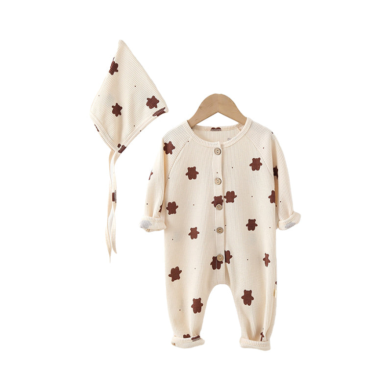 Baby Unisex Animals Print Jumpsuits Wholesale 220805152