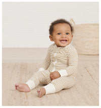 Load image into Gallery viewer, Baby Unisex Striped Plant Print Jumpsuits Wholesale 220805157
