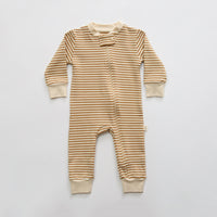 Load image into Gallery viewer, Baby Unisex Striped Plant Print Jumpsuits Wholesale 220805157
