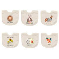 Load image into Gallery viewer, Unisex Letters Animals Print Baby Bibs Wholesale 220805162
