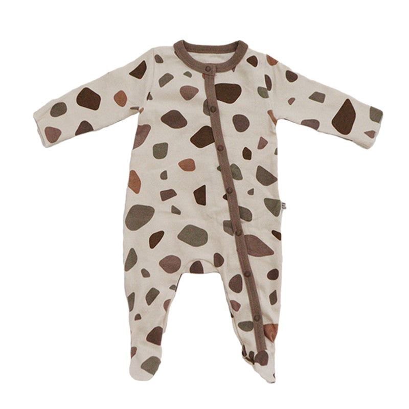 Baby Unisex Print Jumpsuits Accessories Hats Wholesale 220805169