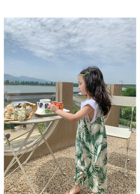 Load image into Gallery viewer, Baby Kid Girls Flower Plant Jumpsuits Wholesale 220805184
