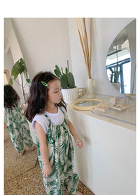 Load image into Gallery viewer, Baby Kid Girls Flower Plant Jumpsuits Wholesale 220805184
