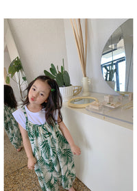 Load image into Gallery viewer, Baby Kid Girls Flower Plant Jumpsuits Wholesale 220805184
