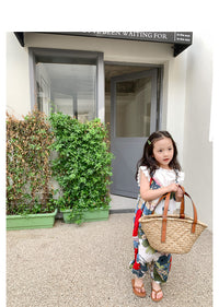 Load image into Gallery viewer, Baby Kid Girls Flower Plant Jumpsuits Wholesale 220805184
