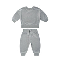 Load image into Gallery viewer, 2 Pieces Set Baby Unisex Solid Color Tops And Pants Wholesale 220805186
