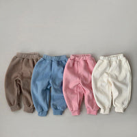 Load image into Gallery viewer, 2 Pieces Set Baby Kid Unisex Sports Cartoon Embroidered Hoodies&amp;Swearshirts And Solid Color Pants Wholesale 220805198
