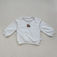 Load image into Gallery viewer, 2 Pieces Set Baby Kid Unisex Sports Cartoon Embroidered Hoodies&amp;Swearshirts And Solid Color Pants Wholesale 220805198
