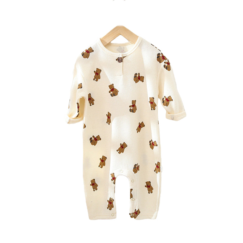 Baby Unisex Animals Print Jumpsuits And Accessories Hats Wholesale 220805208