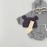Load image into Gallery viewer, Baby Unisex Striped Rompers Wholesale 220805495

