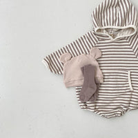 Load image into Gallery viewer, Baby Unisex Striped Rompers Wholesale 220805495
