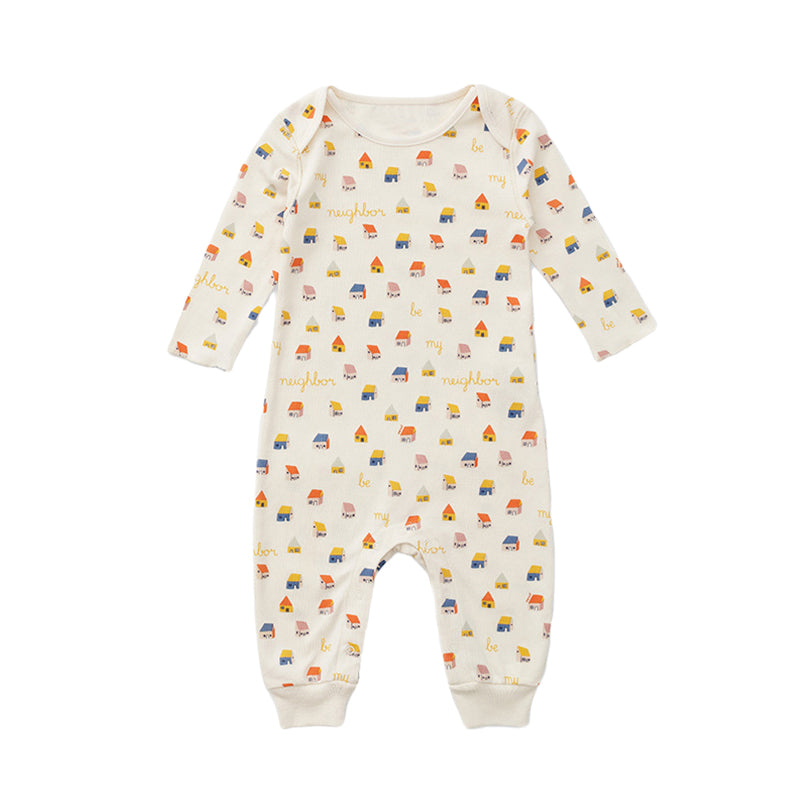 Baby Unisex Letters Checked Print Jumpsuits Wholesale 220805498