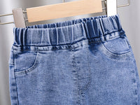 Load image into Gallery viewer, Baby Kid Girls Solid Color Flower Pants Jeans Wholesale 220805501
