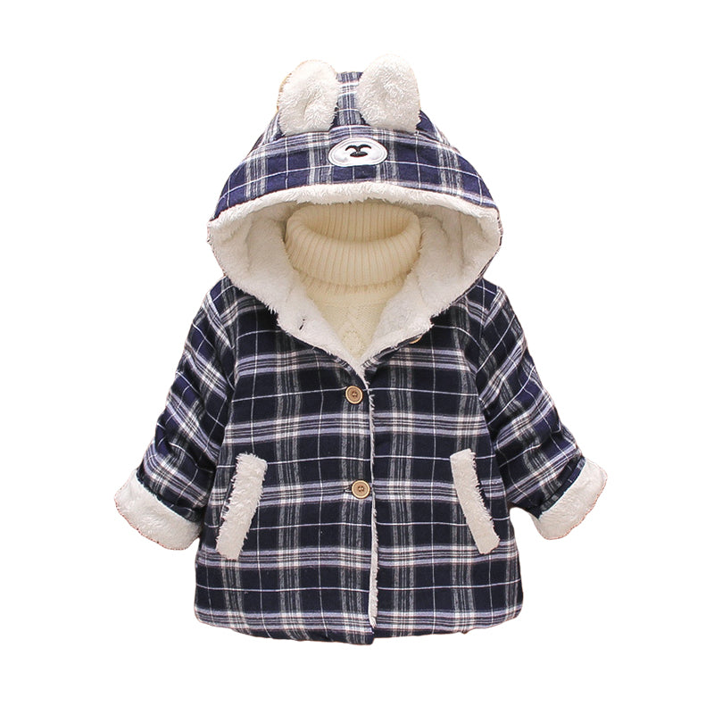 Baby Kid Unisex Checked Jackets Outwears Wholesale 220805504