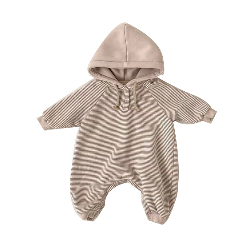 Baby Unisex Striped Jumpsuits Wholesale 220805516