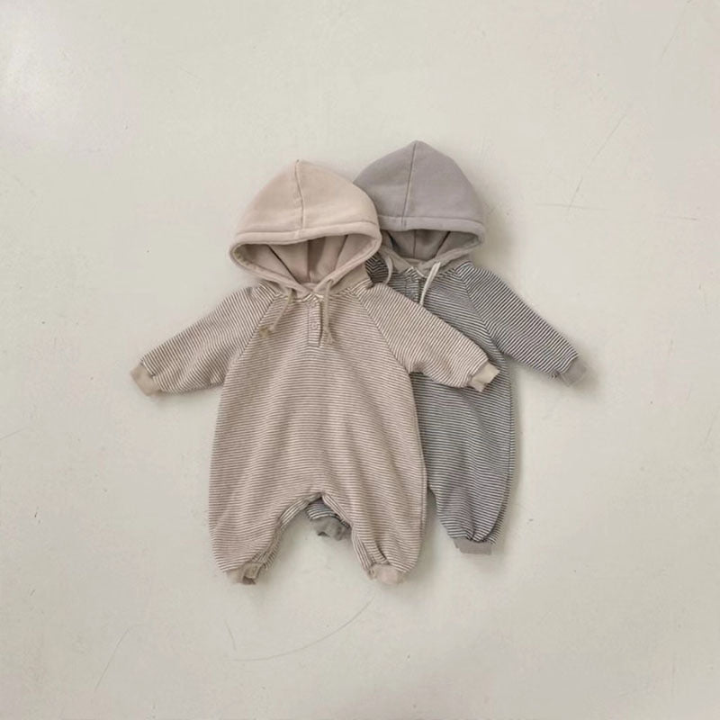 Baby Unisex Striped Jumpsuits Wholesale 220805516