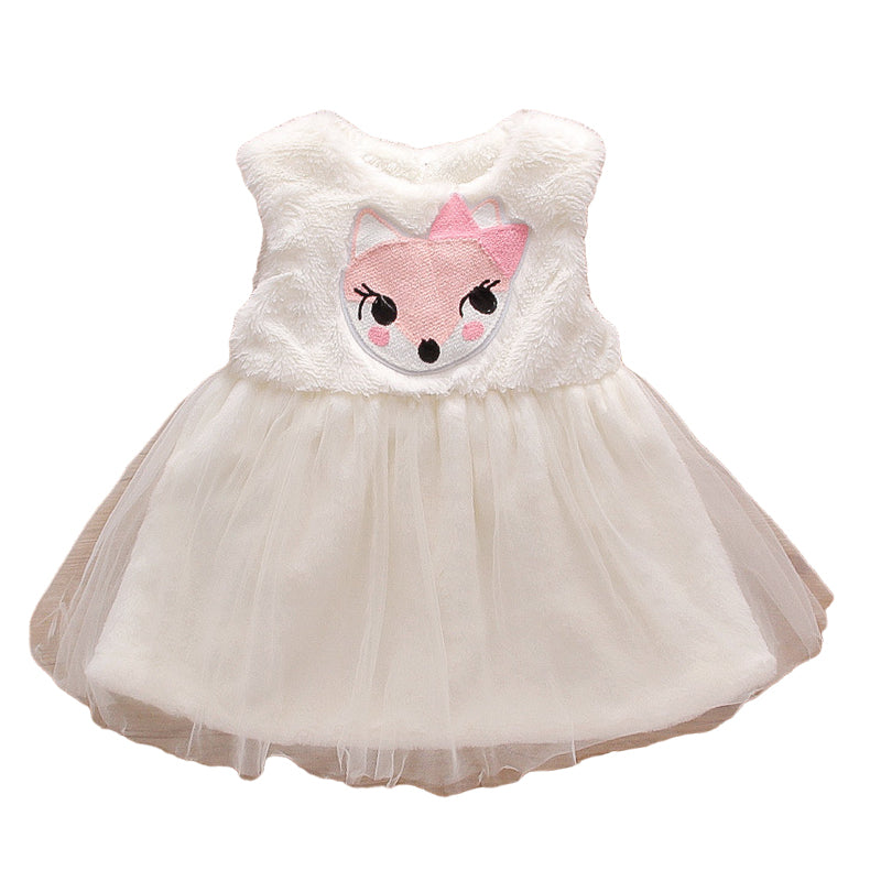 Baby Kid Girls Solid Color Cartoon Dresses Wholesale 220805520