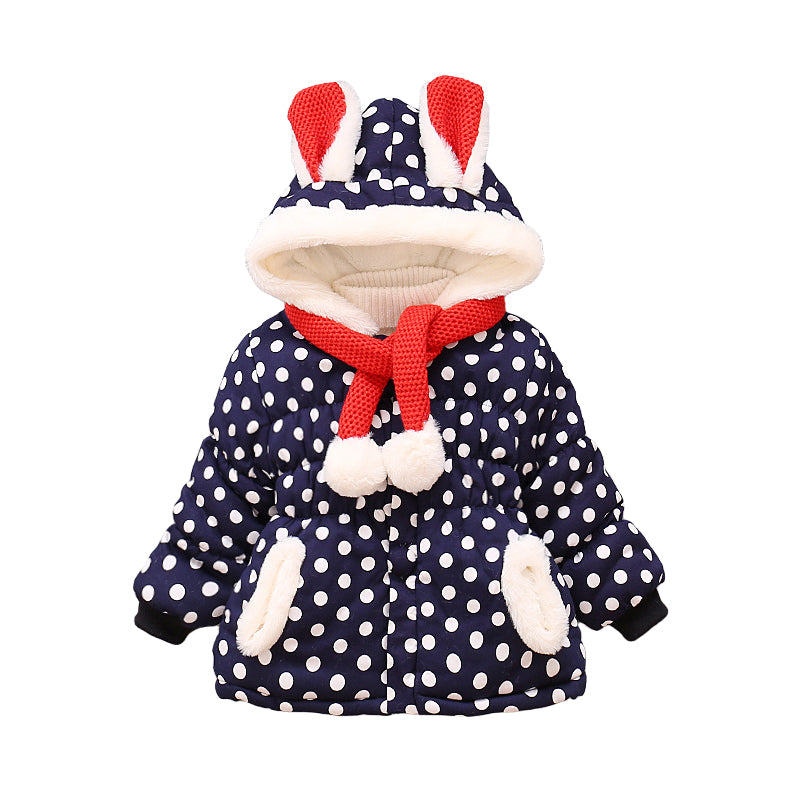 Baby Kid Girls Polka dots Jackets Outwears Wholesale 220805525