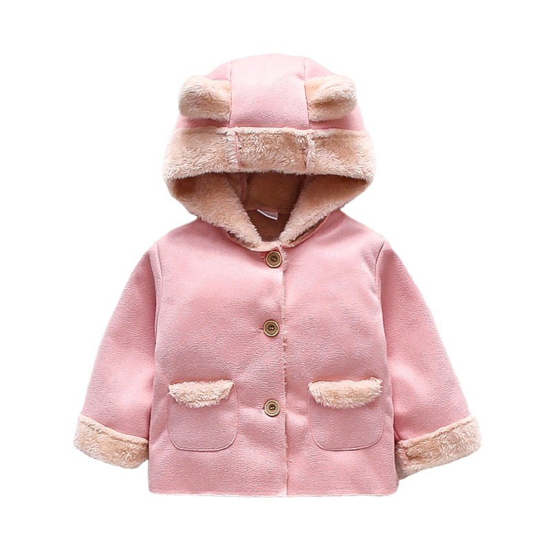 Baby Kid Unisex Solid Color Jackets Outwears Wholesale 220805527