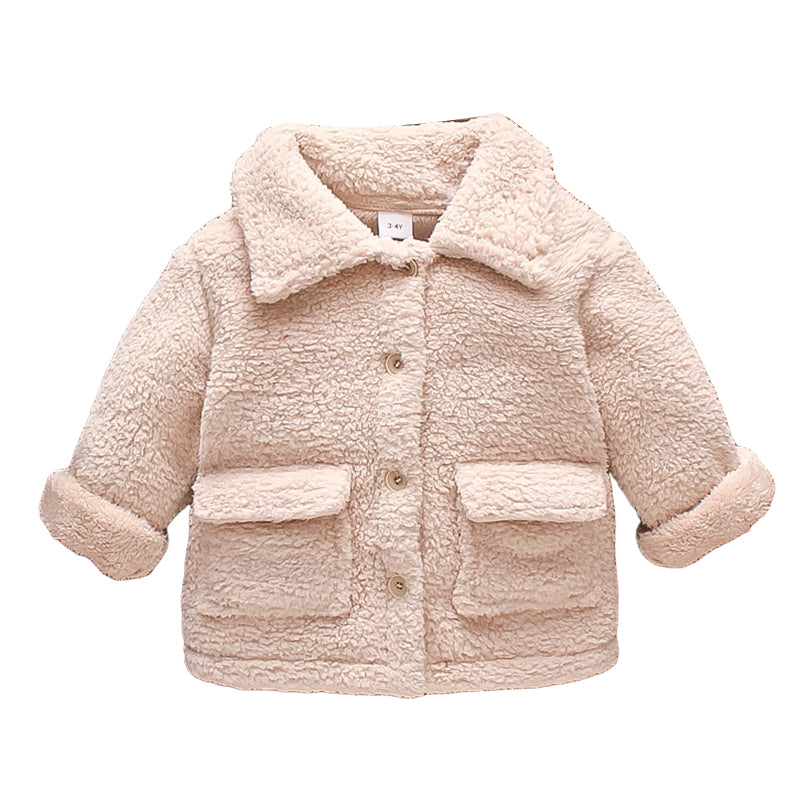 Baby Kid Unisex Solid Color Jackets Outwears Wholesale 713712360