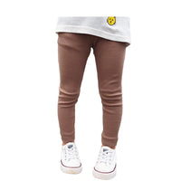 Load image into Gallery viewer, Baby Kid Girls Solid Color Muslin&amp;Ribbed Leggings Wholesale 22080909
