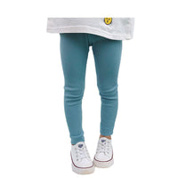Load image into Gallery viewer, Baby Kid Girls Solid Color Muslin&amp;Ribbed Leggings Wholesale 22080909

