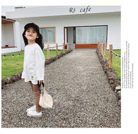 Load image into Gallery viewer, Baby Kid Girls Solid Color Muslin&amp;Ribbed Leggings Wholesale 22080909
