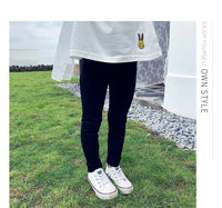 Load image into Gallery viewer, Baby Kid Girls Solid Color Muslin&amp;Ribbed Leggings Wholesale 22080909
